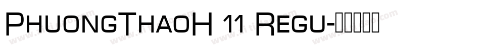 PhuongThaoH 11 Regu字体转换